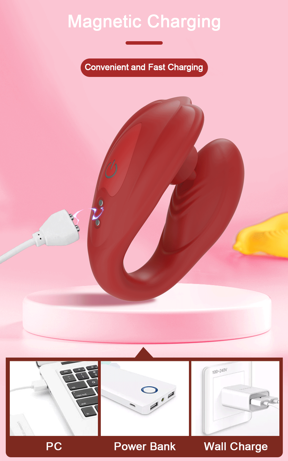 Zauberstab Vibrator Leistungsstarke Sexmaschine - Klitoris-Sauger und Massagegerät für Frauen mit 9 Intensiven Modi