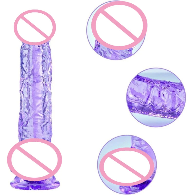 Realistischer Riesen-Dildo mit Saugnapf und Hoden – realistisches Sexspielzeug für intensives Vergnügen