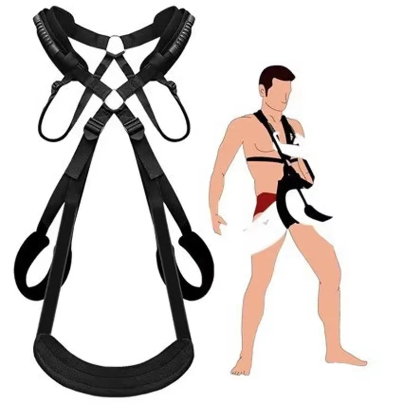 Sexschaukel für Paare mit verstellbaren Bondage-Gurten – Professionelle erotische Hängematte für grenzenlose Spiele