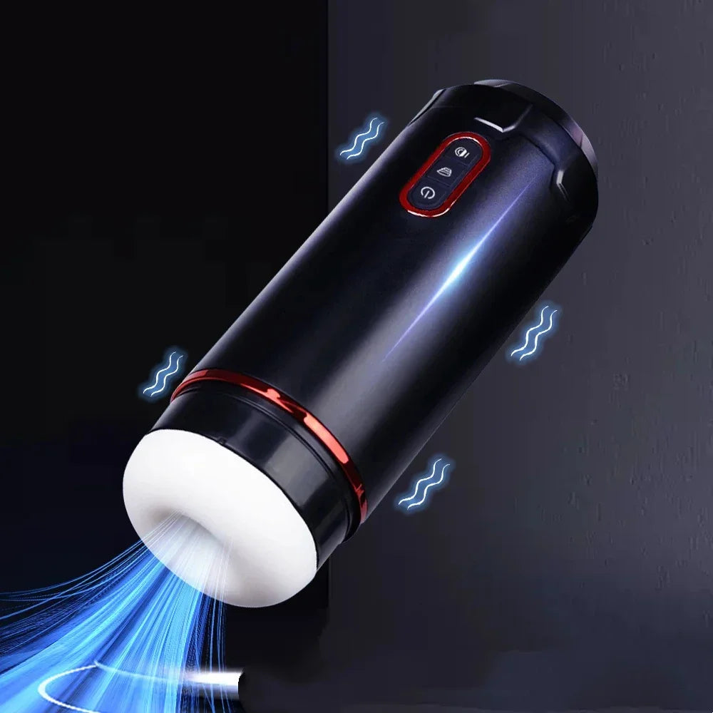 Automatischer Masturbator Männlich Saugend Silikon Realistische Vagina Vibrator Oralsex Muschi Masturbationsbecher Sexspielzeug Für Männer 18 +
