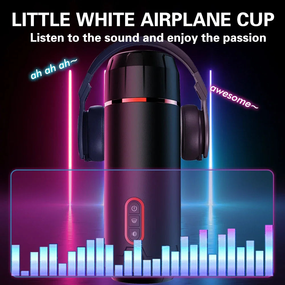 Automatischer Masturbator Männlich Saugend Silikon Realistische Vagina Vibrator Oralsex Muschi Masturbationsbecher Sexspielzeug Für Männer 18 +
