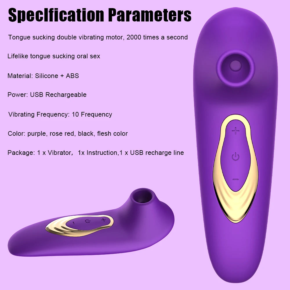 Vagina Saug Vibrator Sexspielzeug für Frauen Orale Zunge Blasen Saugen Klitoris Stimulator Masturbator Erotisches Sexspielzeug für Erwachsene