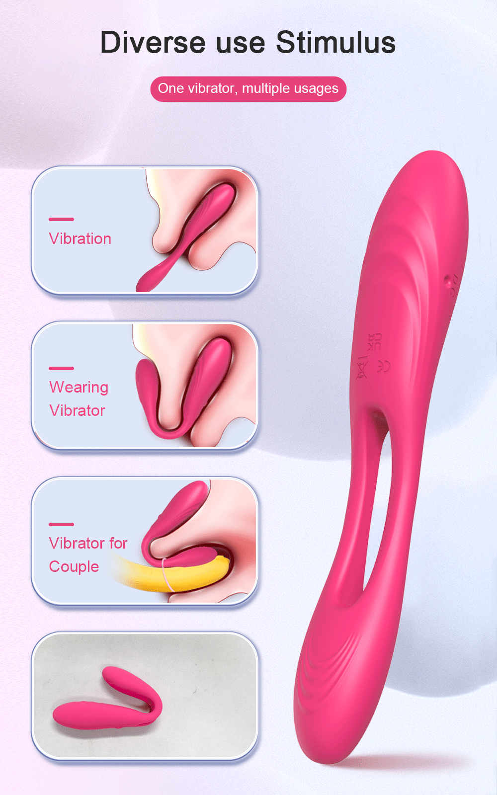 Zauberstab Vibrator Leistungsstarke Sexmaschine - Klitoris-Sauger und Massagegerät für Frauen mit 9 Intensiven Modi